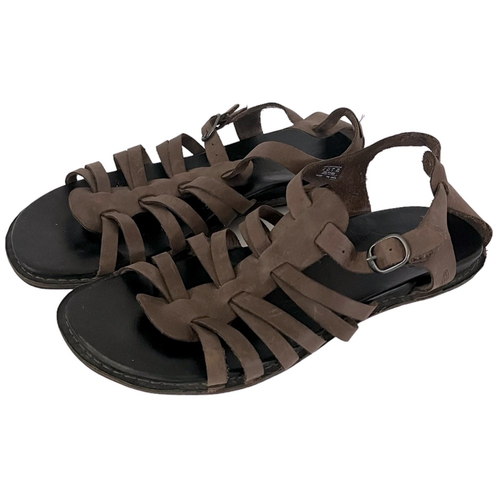 Keen Brown Leather Alman Gladiator Outdoor Sandals Size 10.5